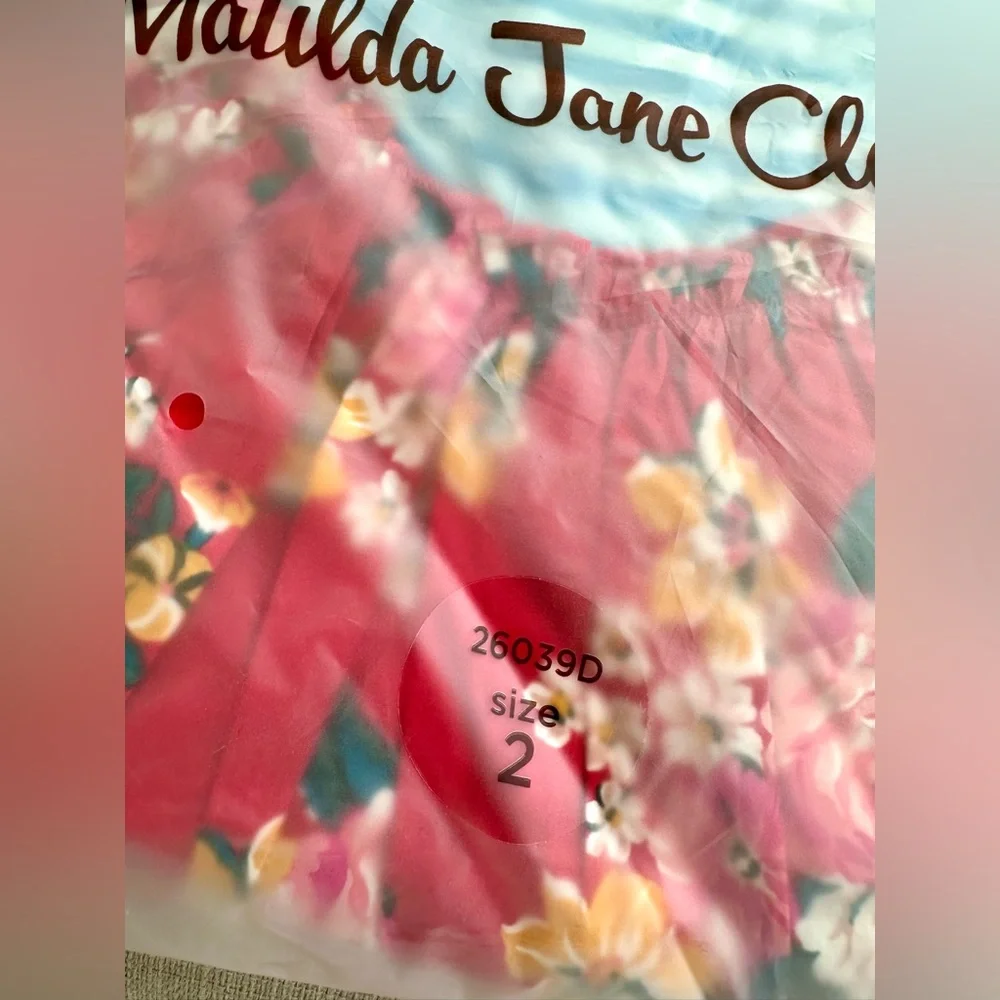 NWT Girls Matilda Jane Choose you own path A Merry Day Dress Size 2 New With Tag